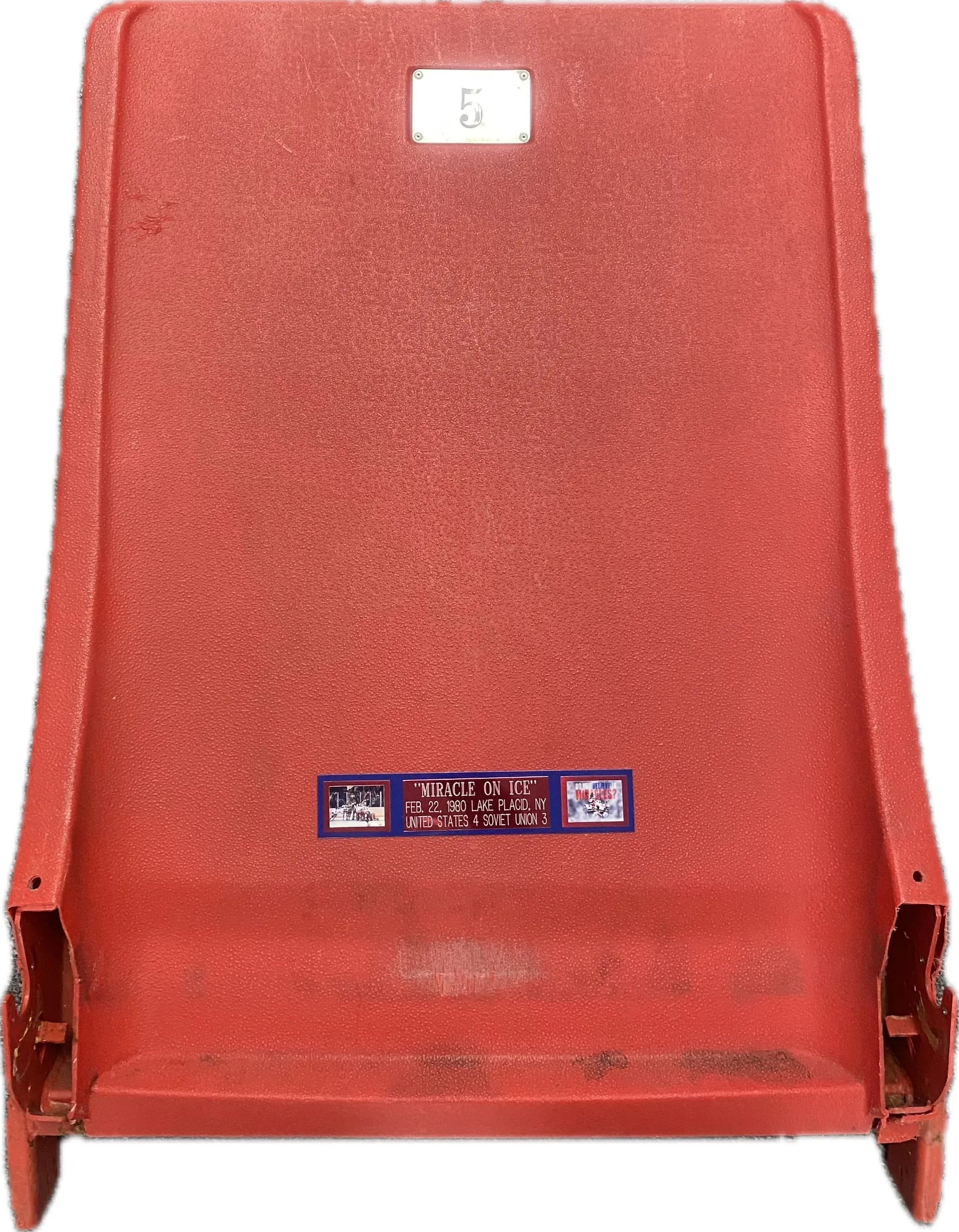 1980 Miracle on Ice Arena  Seat Back