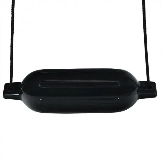 23" 4 Pack Hand Inflatable Marine Bumper Boat Fenders-Black