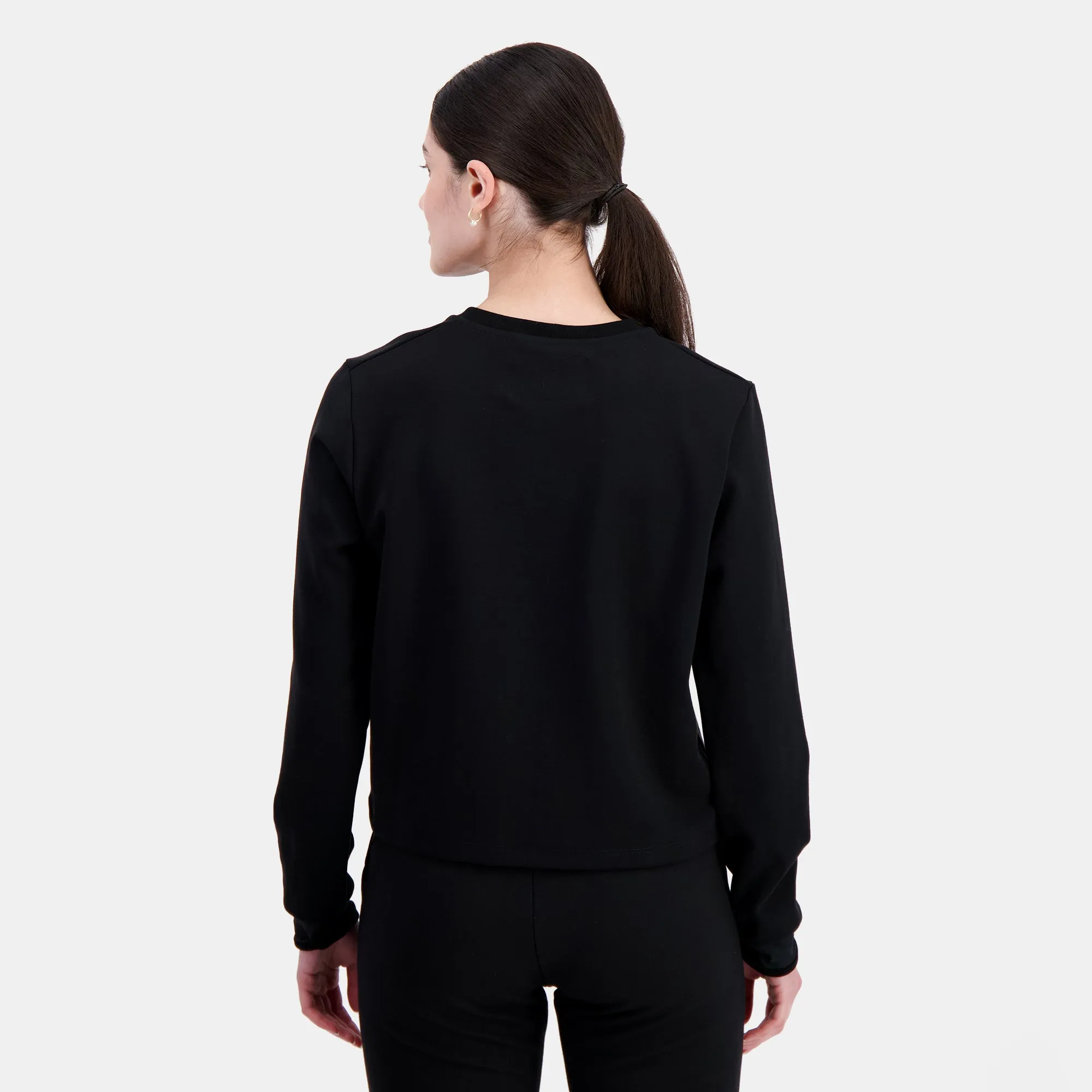 2422076-COQ D'OR Crew Sweat N°2 W black | Sweat col rond Femme