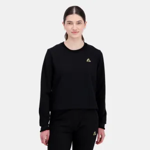 2422076-COQ D'OR Crew Sweat N°2 W black | Sweat col rond Femme