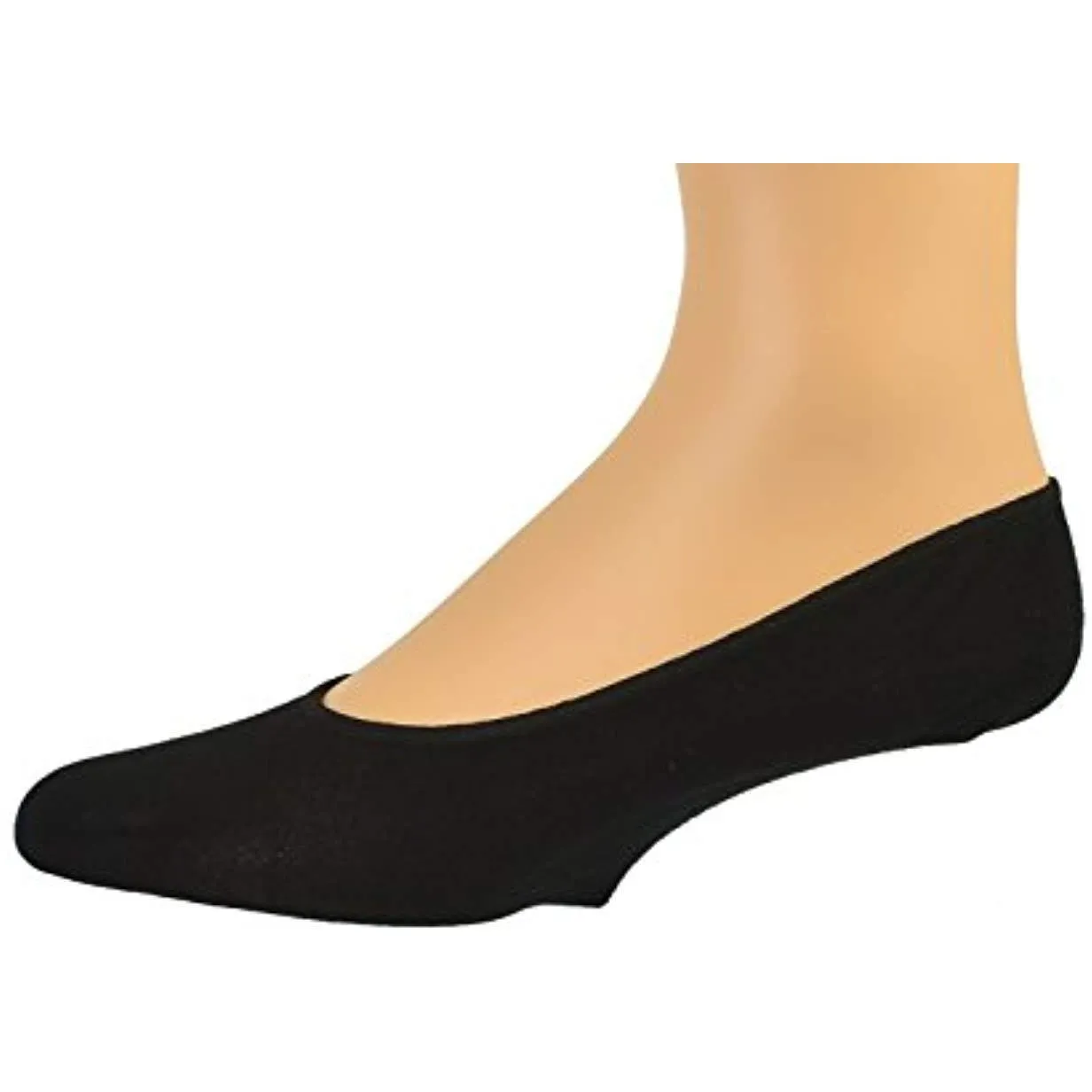 4 Pairs Women Premium Bamboo No Show Low-Cut Seamless Toe liners Socks