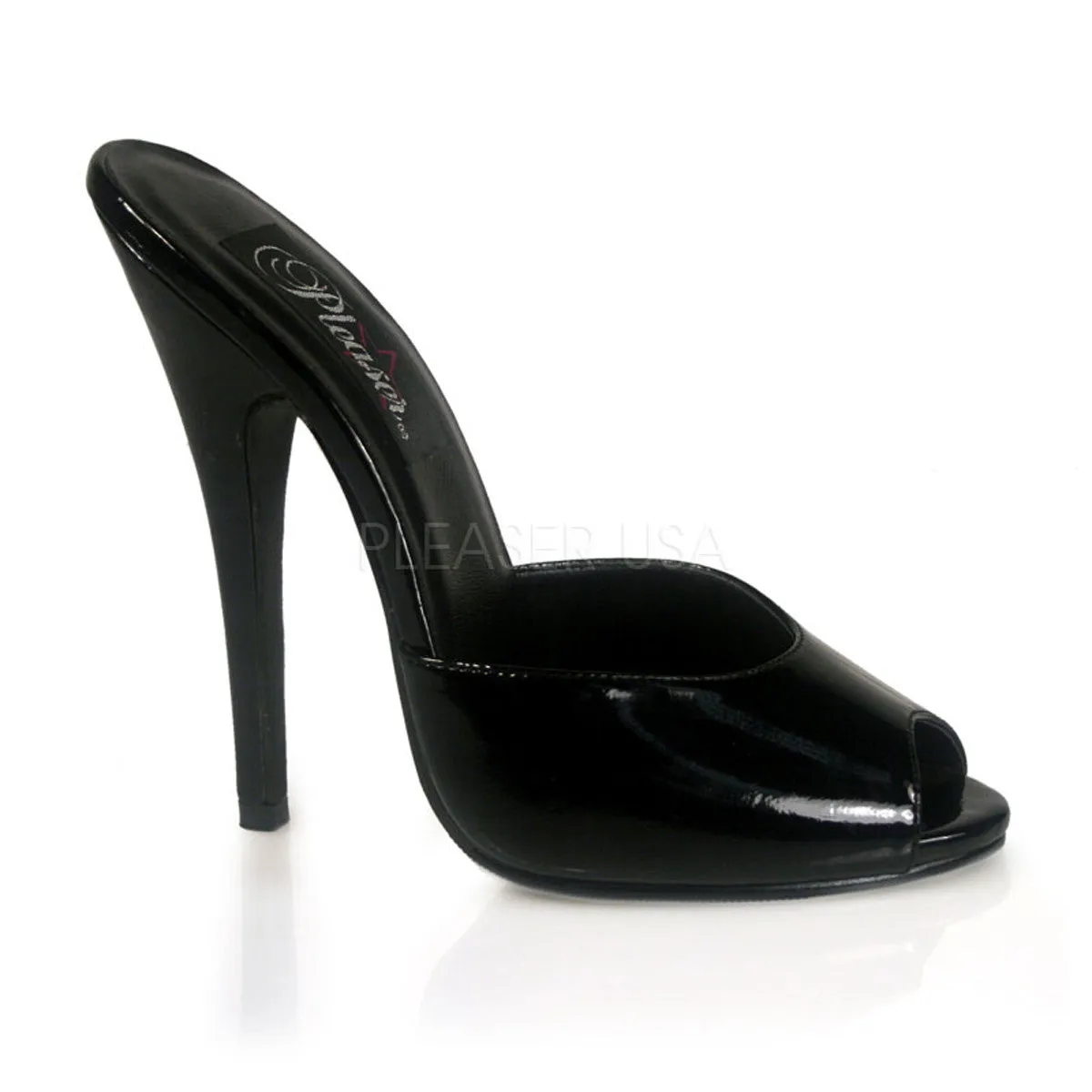 6 Inch Heel DOMINA-101 Black Patent