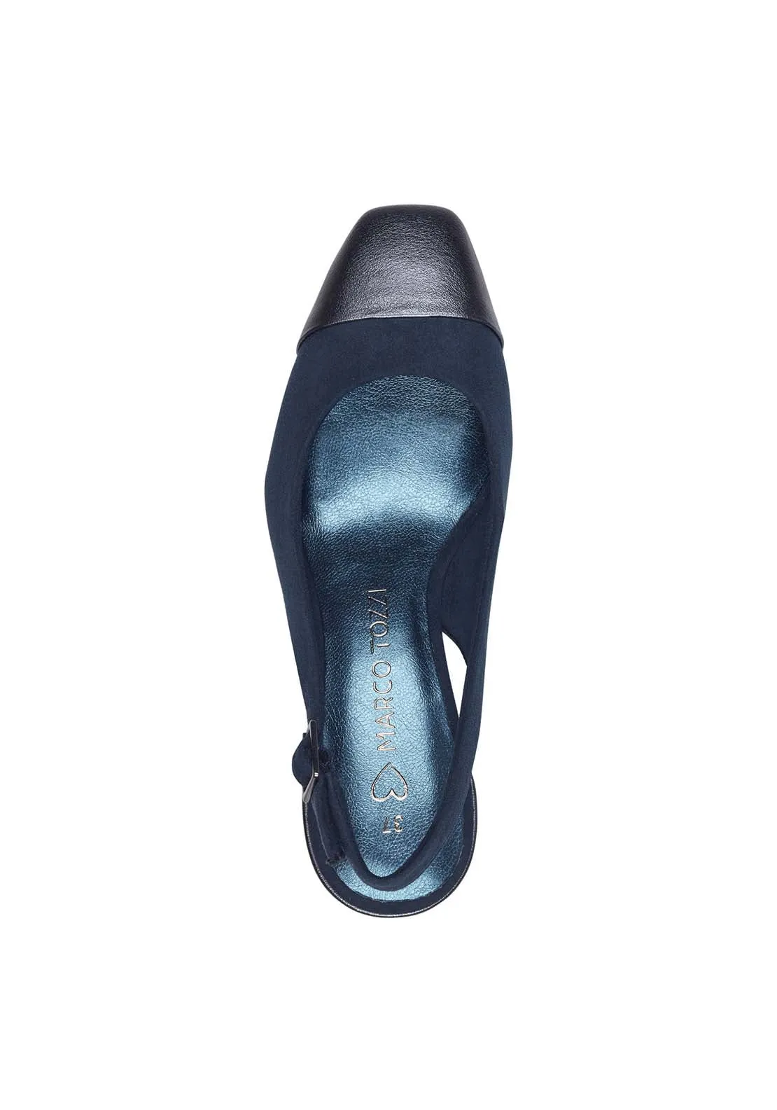Addison Sling Back - Navy