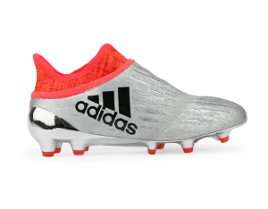 adidas Kids X 16  Purechaos FG J Silver Metalic/Core Black/Solar Red