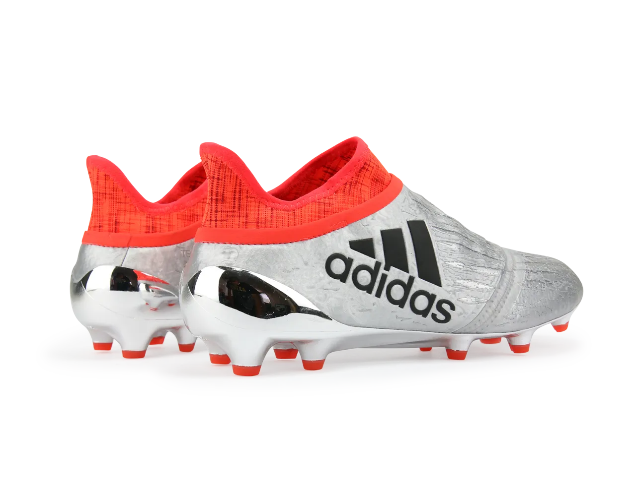 adidas Men's X 16  PURECHAOS FG Silver Metalic/Core Black/Solar Red