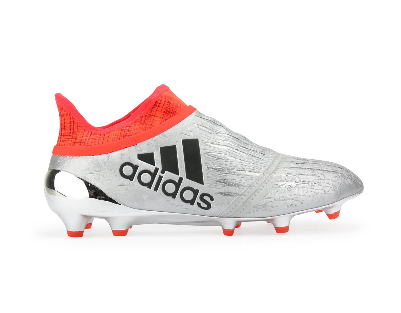 adidas Men's X 16  PURECHAOS FG Silver Metalic/Core Black/Solar Red