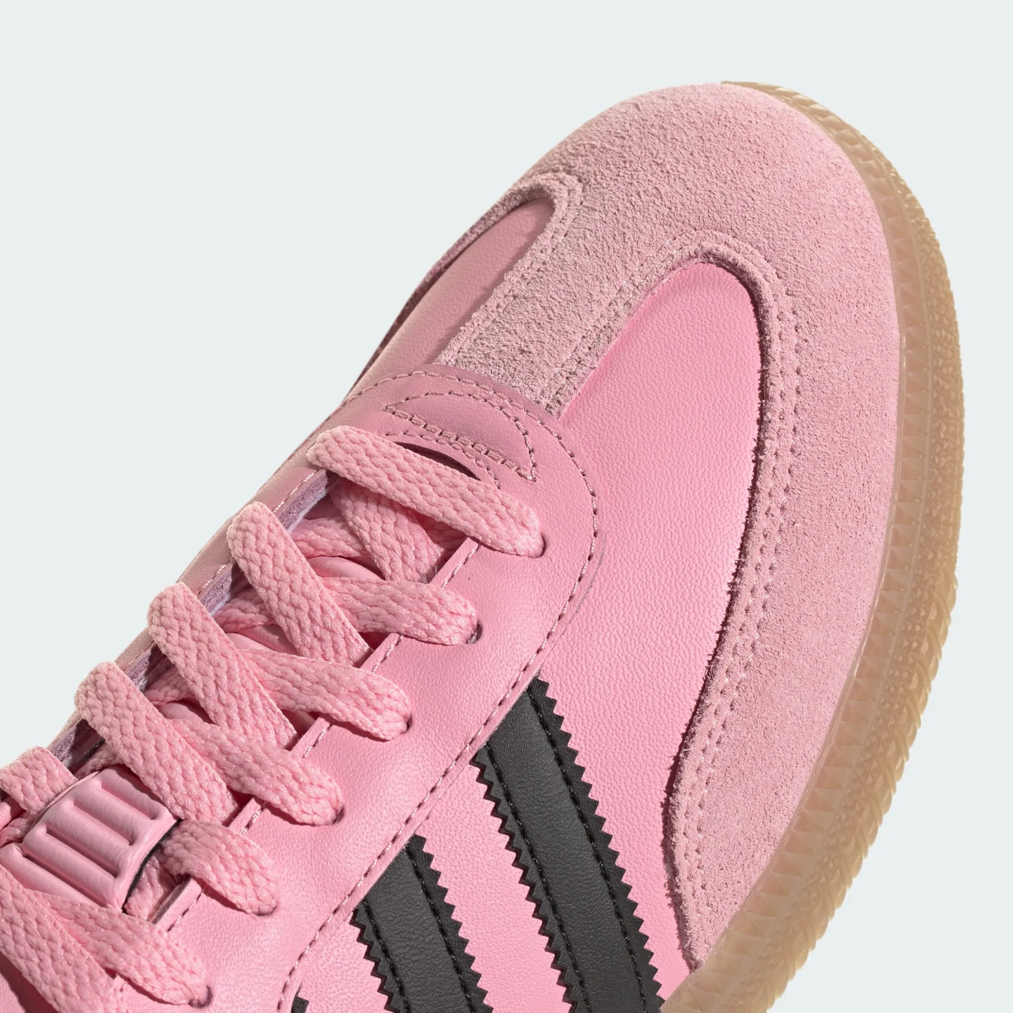 adidas SAMBA MESSI Indoor Soccer Shoes | Light Pink-Core Black-Gum | Men's
