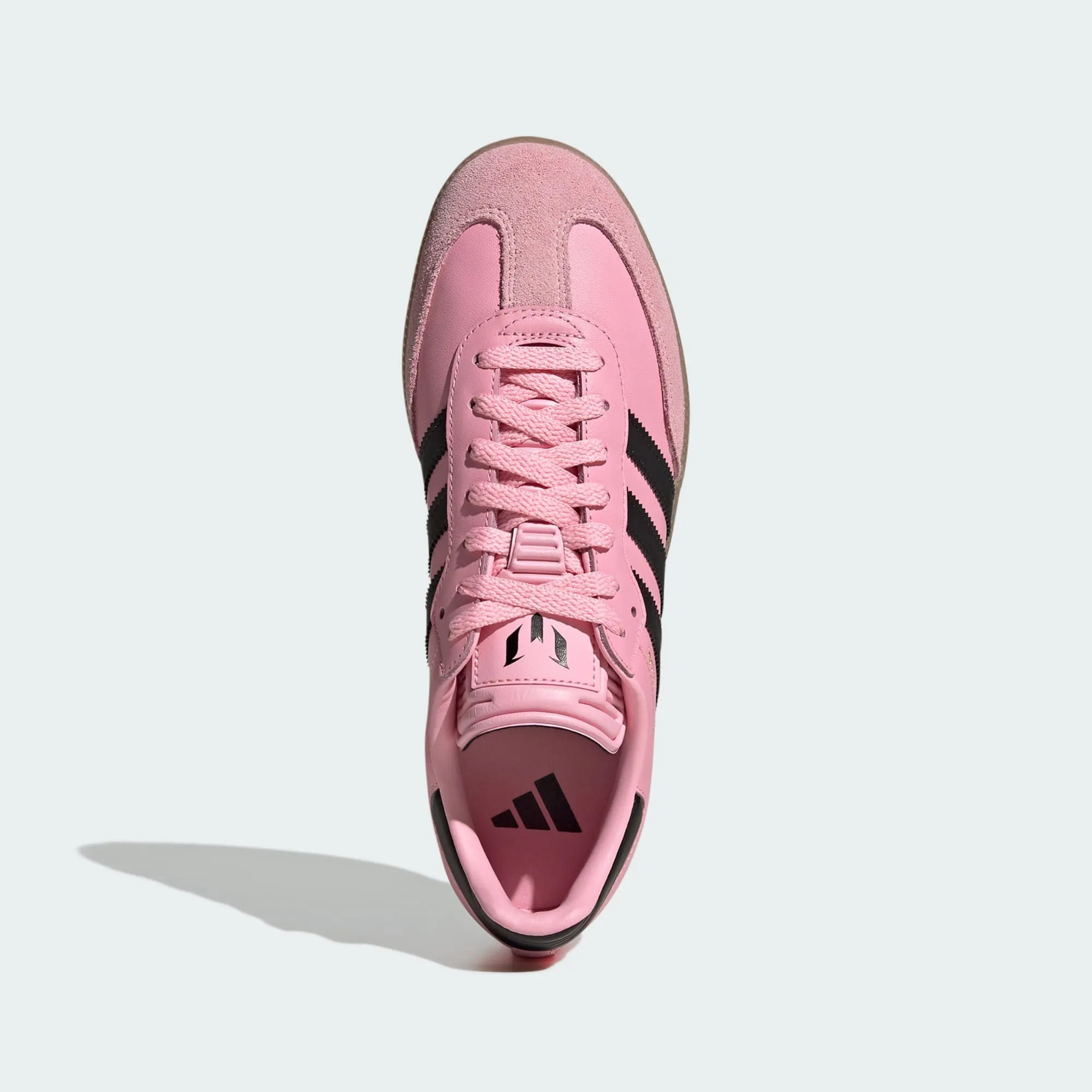 adidas SAMBA MESSI Indoor Soccer Shoes | Light Pink-Core Black-Gum | Men's