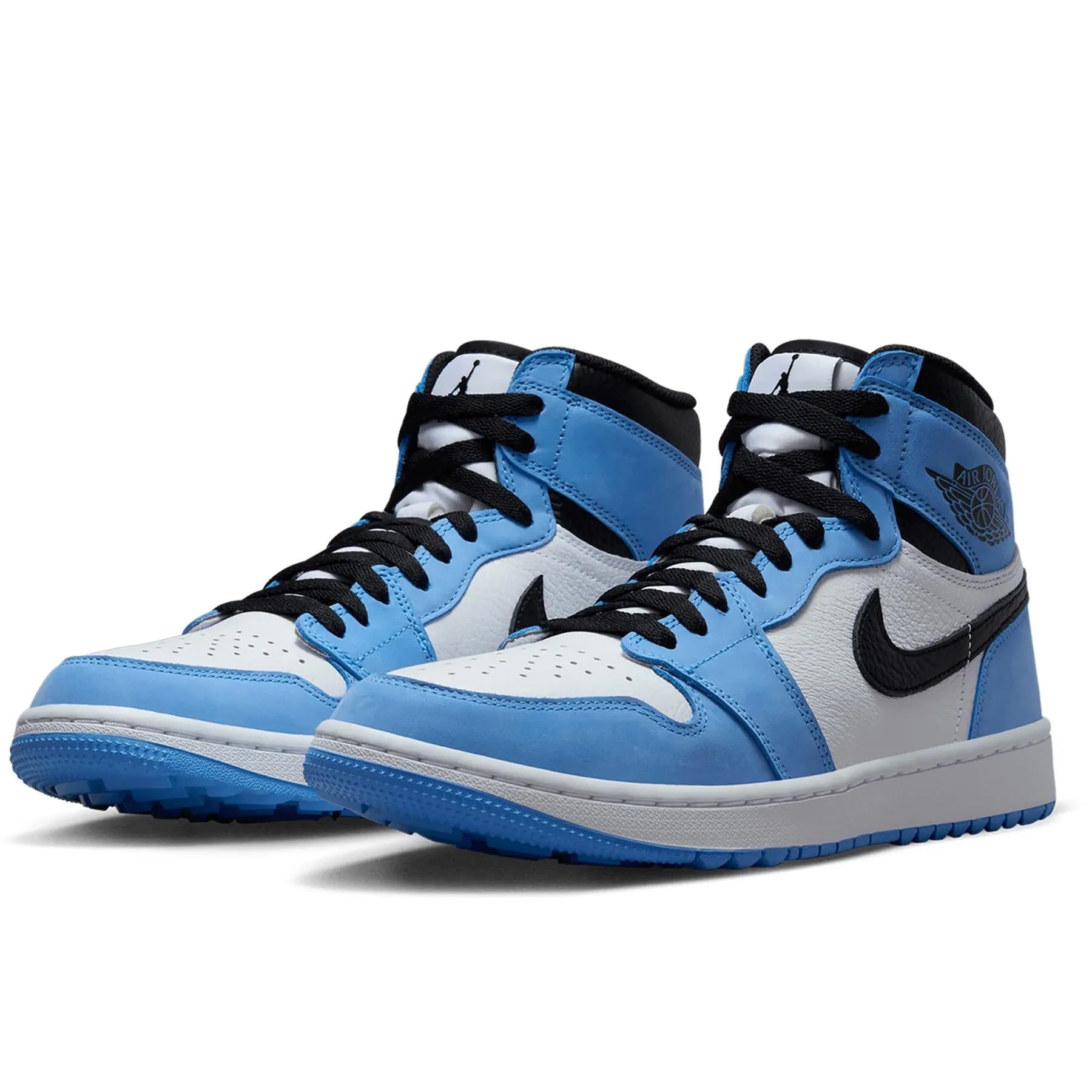 Air Jordan 1 High Top Golf Shoes Blue/White - SU24