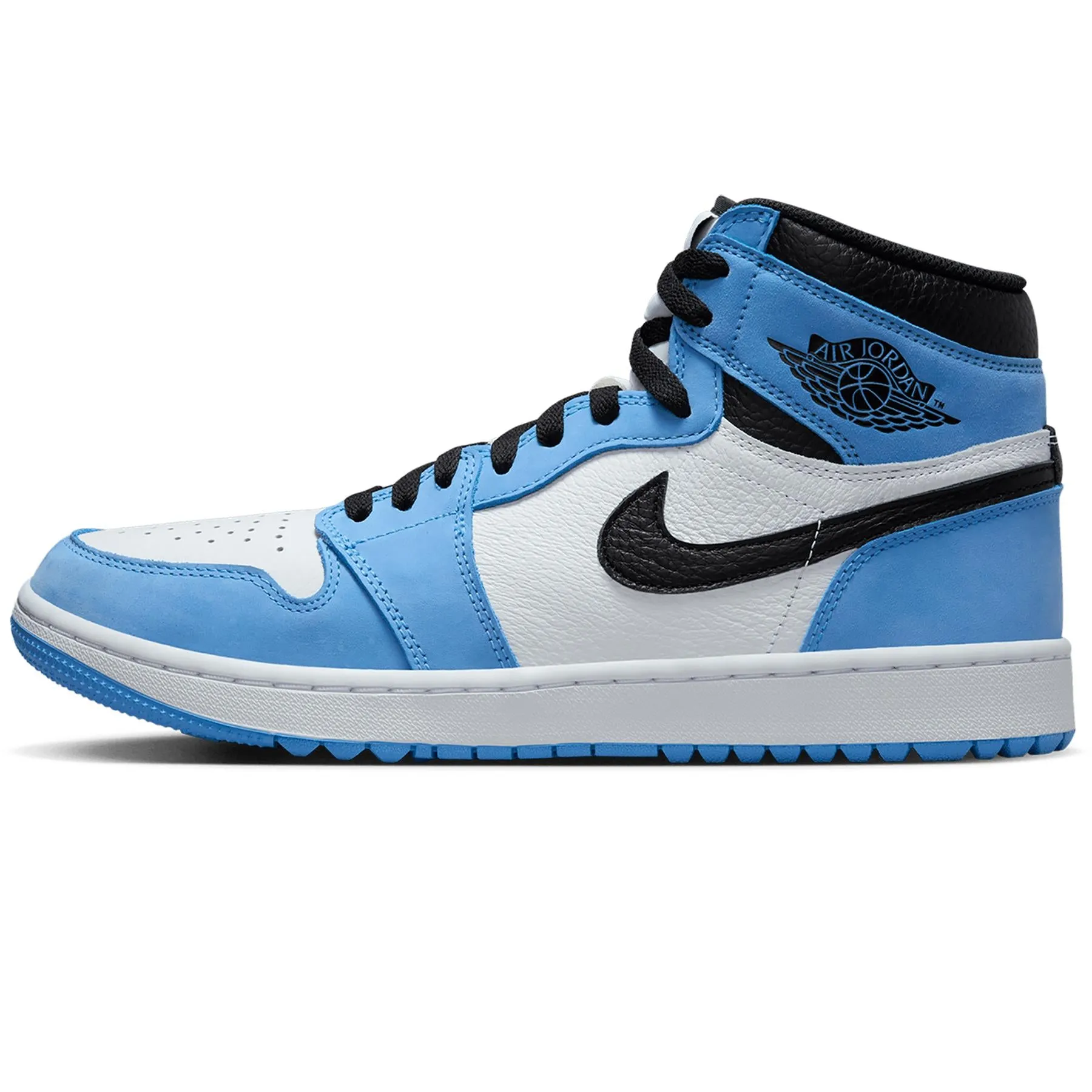 Air Jordan 1 High Top Golf Shoes Blue/White - SU24