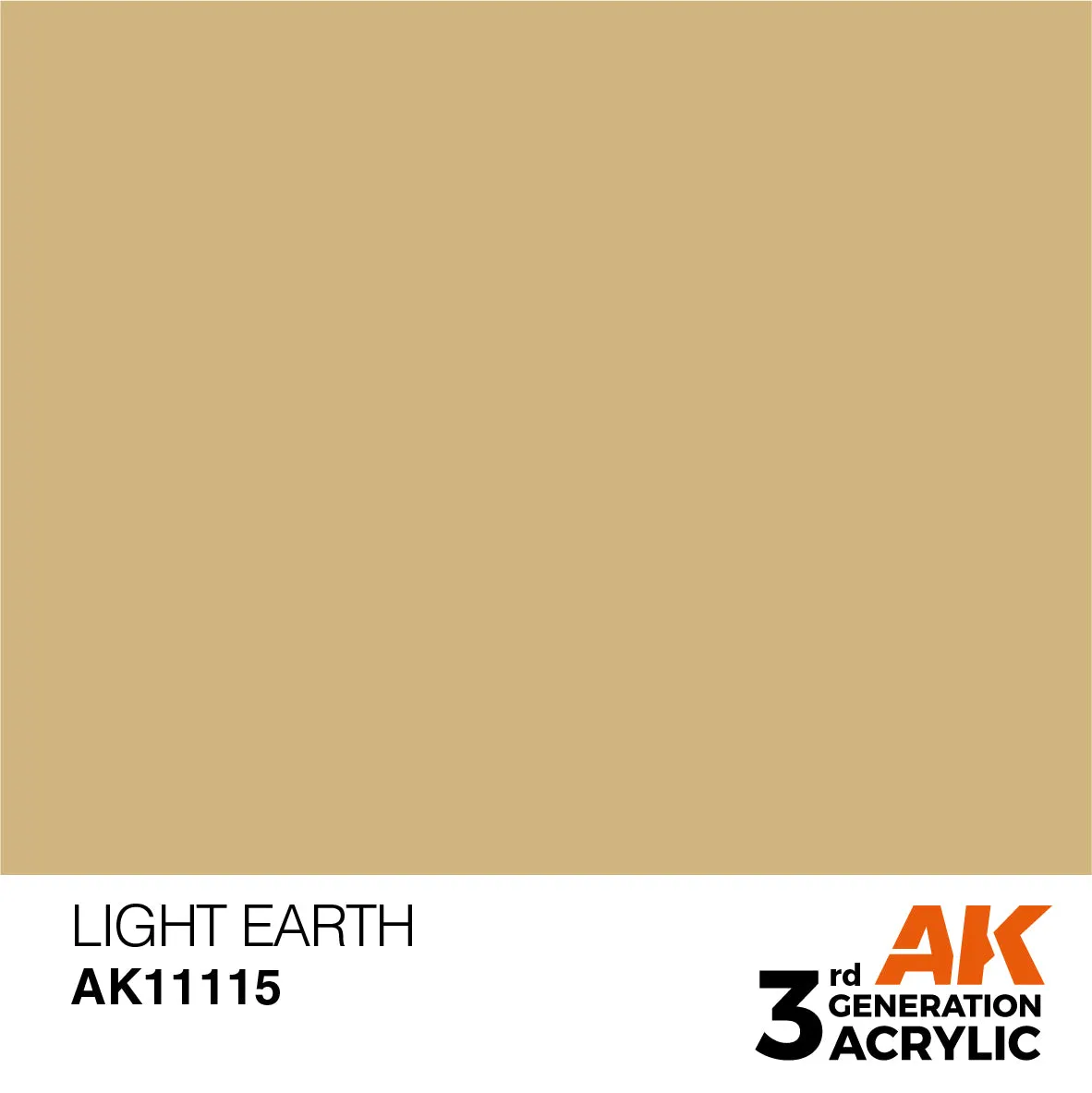 AK 3rd Gen acrylic paints: Orange Brown 101 - Mud Brown 120