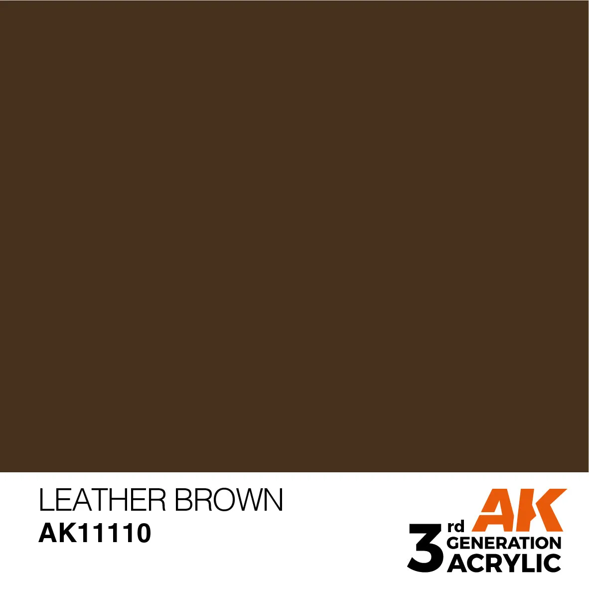 AK 3rd Gen acrylic paints: Orange Brown 101 - Mud Brown 120
