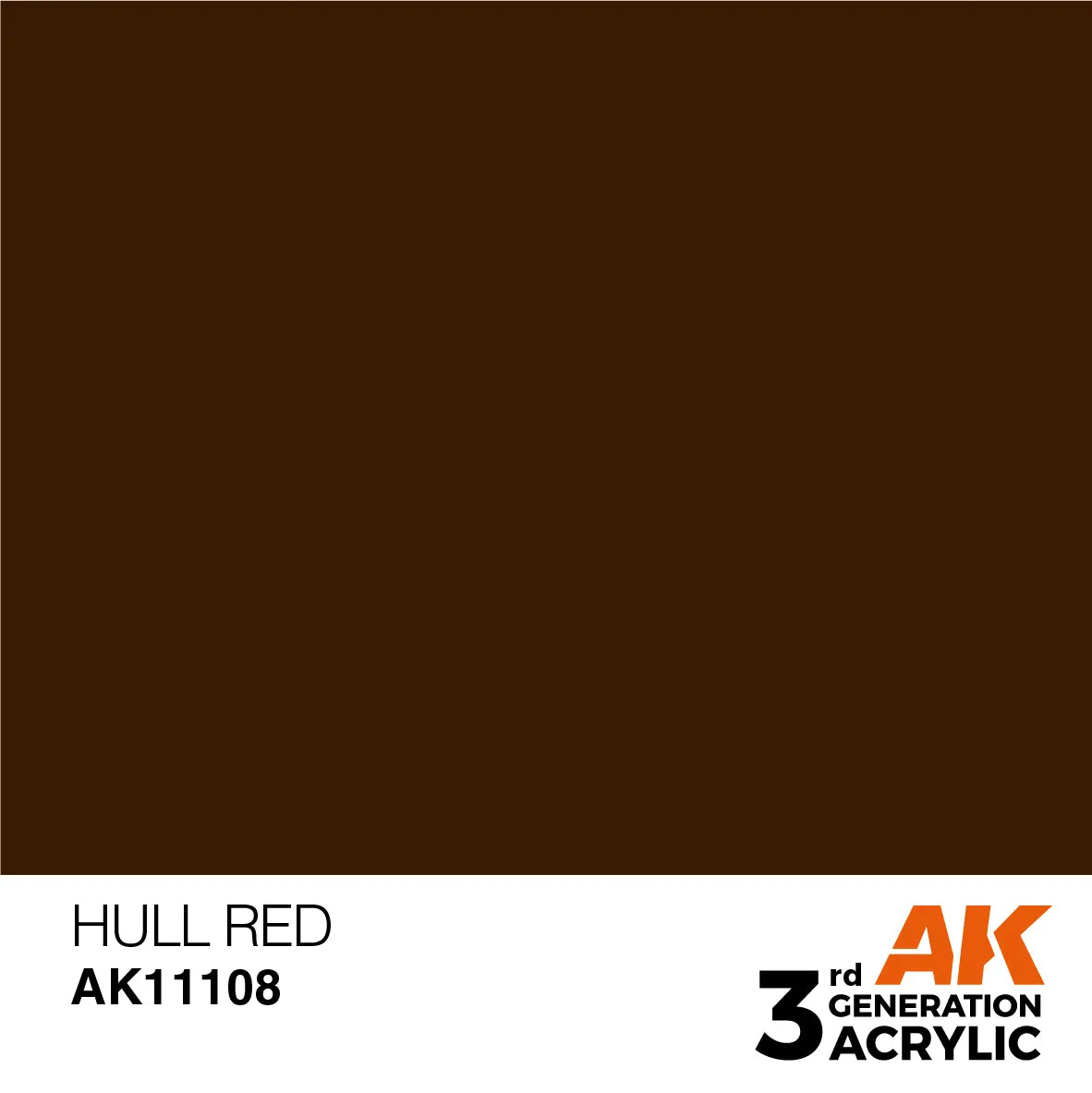 AK 3rd Gen acrylic paints: Orange Brown 101 - Mud Brown 120