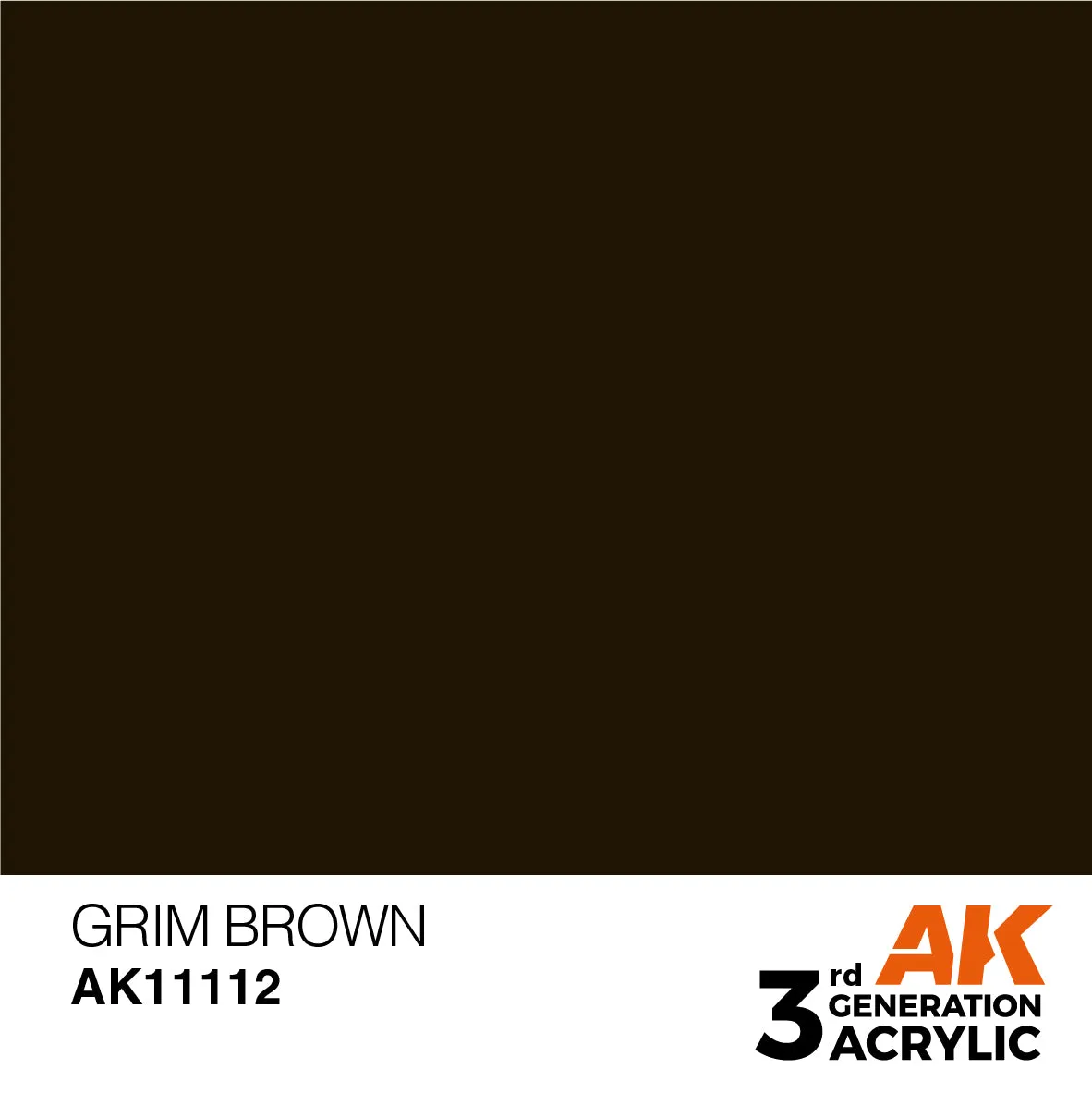 AK 3rd Gen acrylic paints: Orange Brown 101 - Mud Brown 120