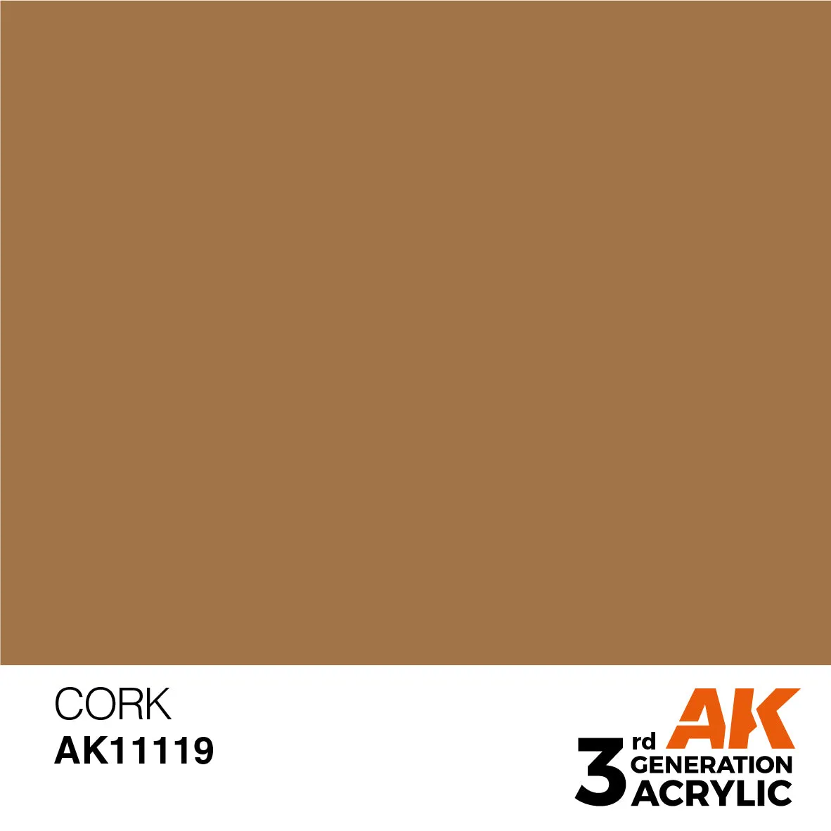 AK 3rd Gen acrylic paints: Orange Brown 101 - Mud Brown 120