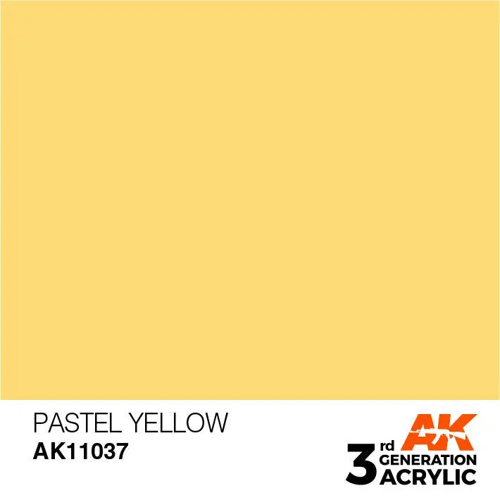 AK Interactive AK11037 3G Pastel Yellow Acrylic Paint 17ml