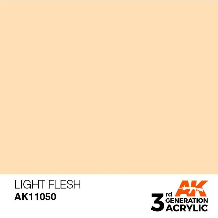 AK Interactive AK11050 3G Light Flesh Acrylic Paint 17ml