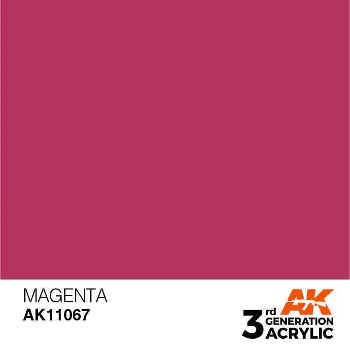 AK Interactive AK11067 3G Magenta Acrylic Paint 17ml