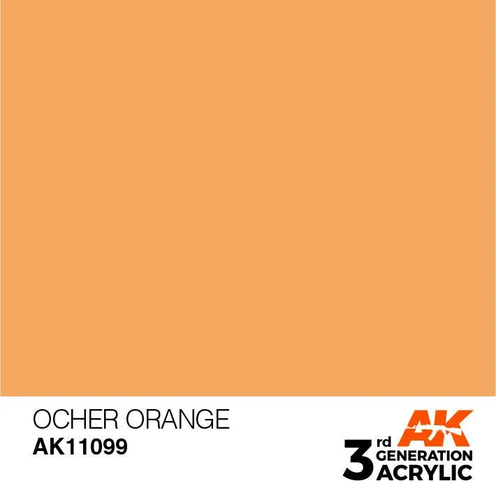 AK Interactive AK11099 3G Ocher Orange Acrylic Paint 17ml