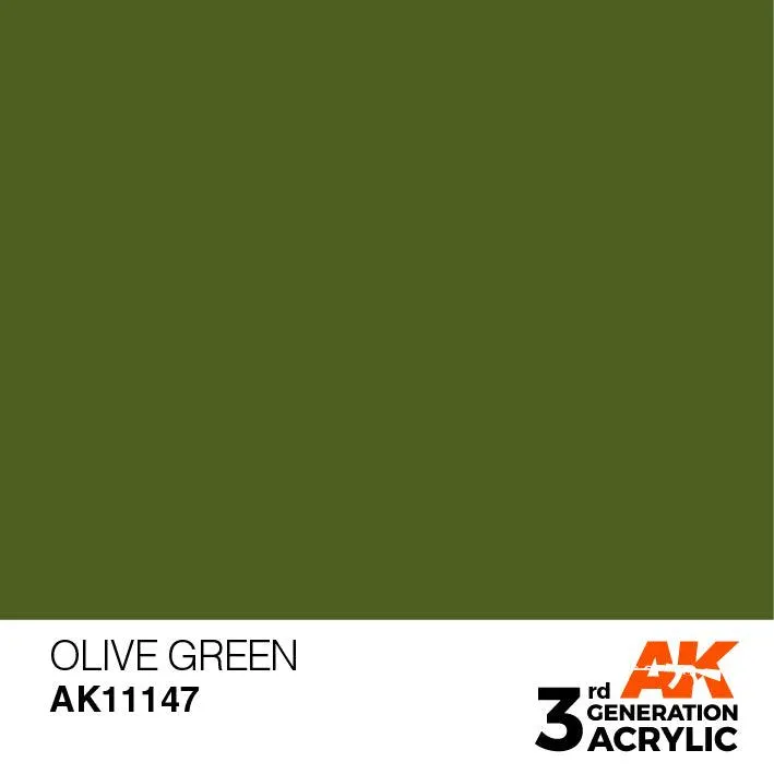 AK Interactive AK11147 3G Olive Green Acrylic Paint 17ml