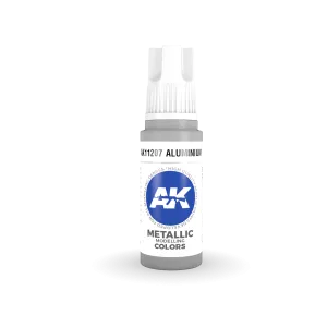 AK Interactive AK11207 3G Aluminum Acrylic Paint 17ml