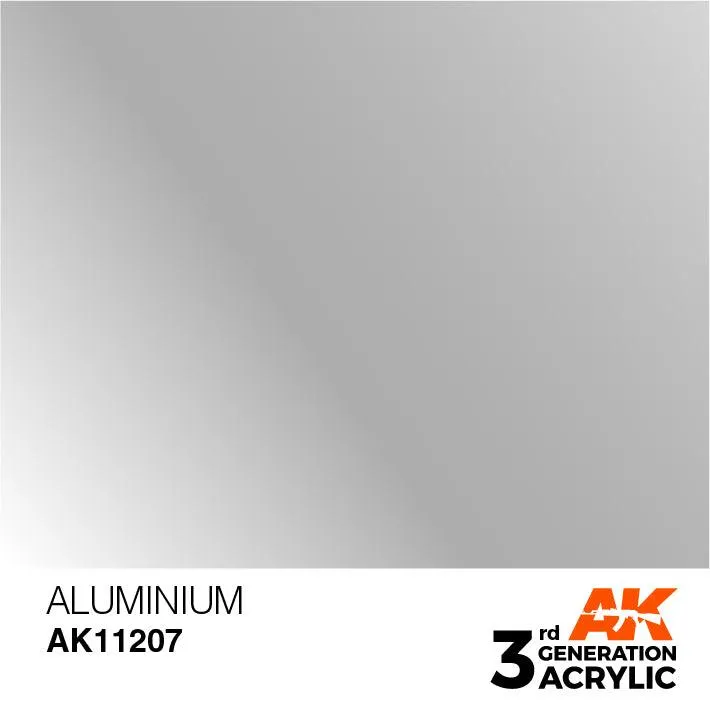 AK Interactive AK11207 3G Aluminum Acrylic Paint 17ml