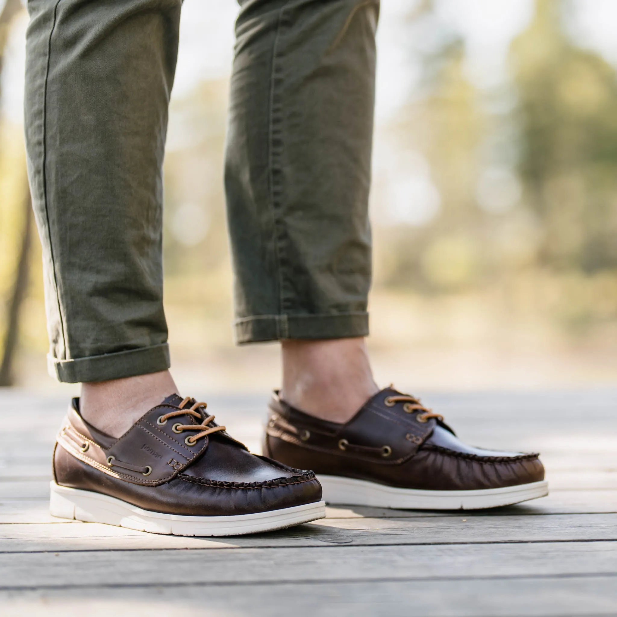 ANKKURI Men’s Zero Waste boat shoes