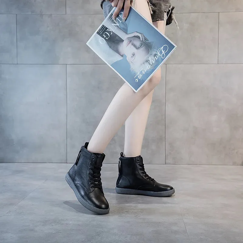Ankle Boots with Double Zip - Claire
