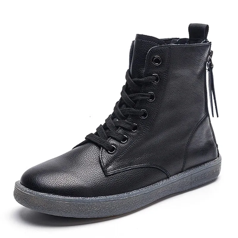 Ankle Boots with Double Zip - Claire