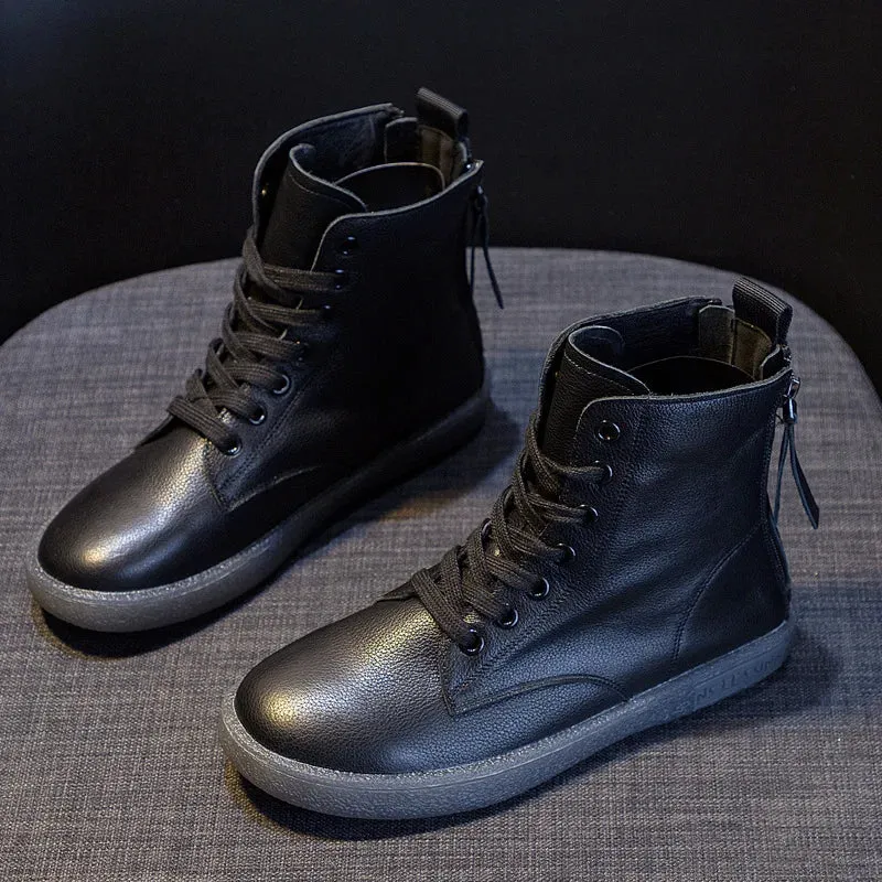 Ankle Boots with Double Zip - Claire
