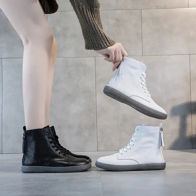 Ankle Boots with Double Zip - Claire