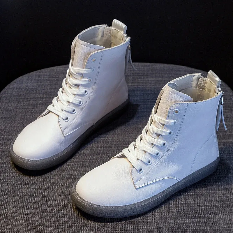 Ankle Boots with Double Zip - Claire