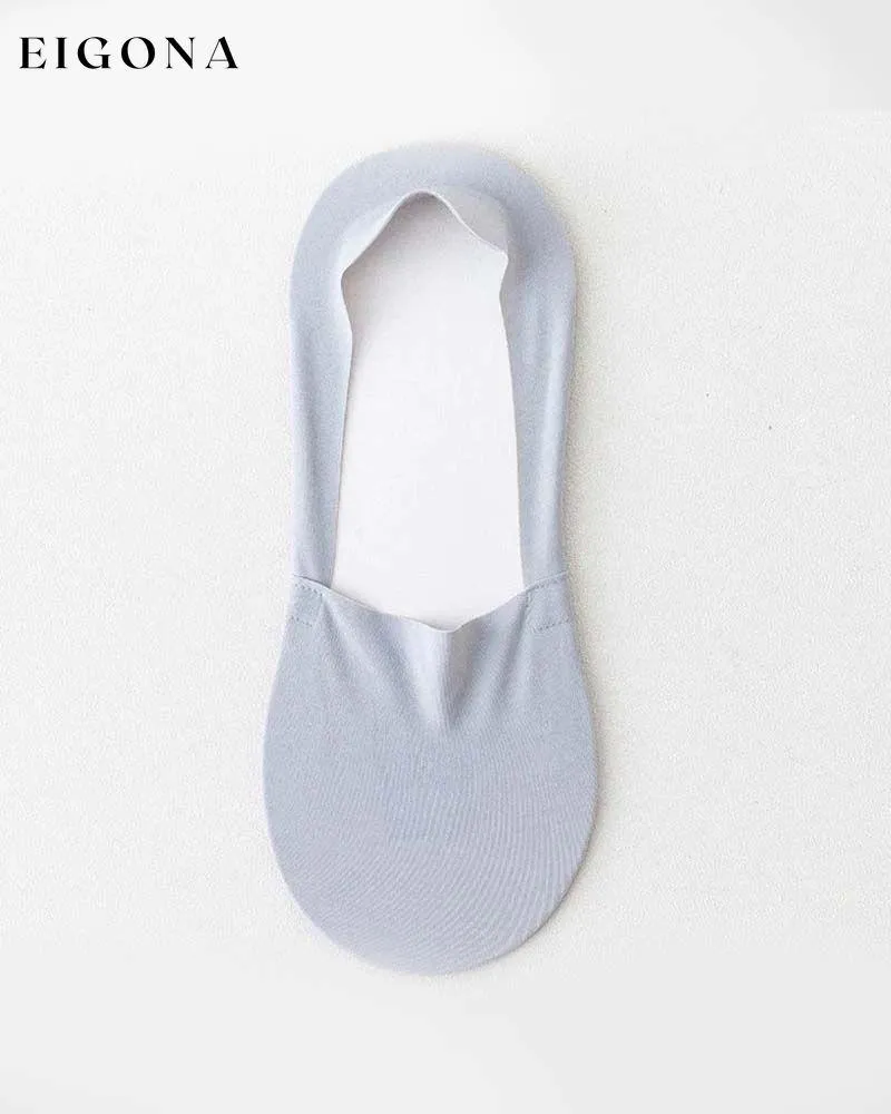 Anti-slip invisible cotton socks