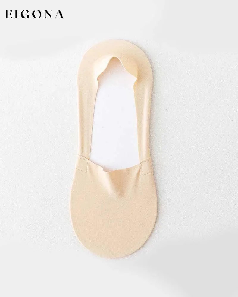 Anti-slip invisible cotton socks