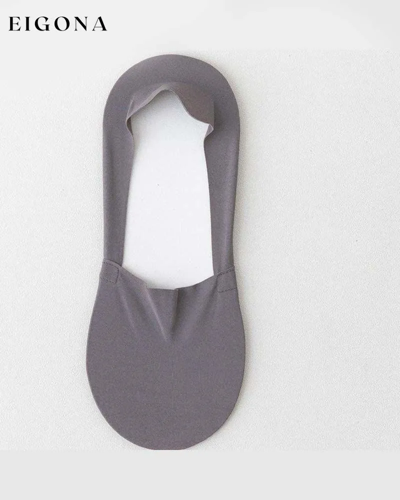 Anti-slip invisible cotton socks