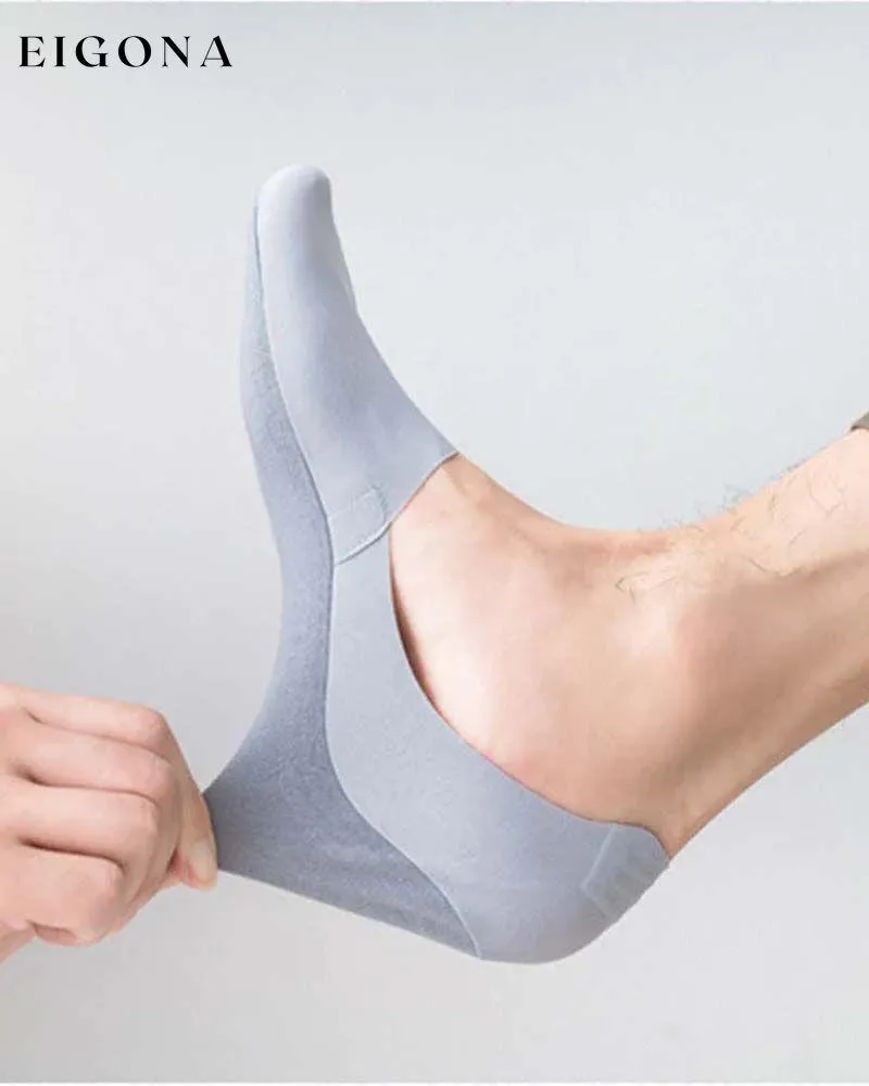 Anti-slip invisible cotton socks