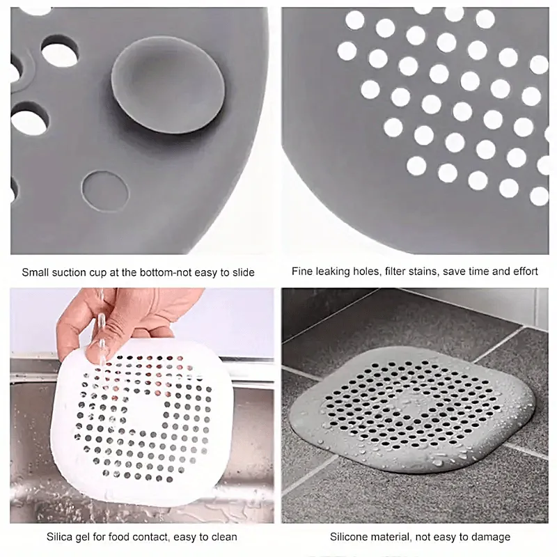 AntiClog Hair Filter for Sink Shower and Bathtub Drains