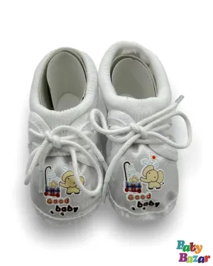 Baby Boy Shoes In Beautiful Elephant Printed Design