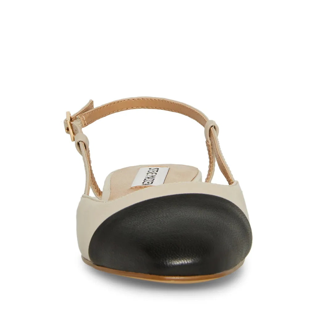 Belinda Flat Shoe BONE LEATHER