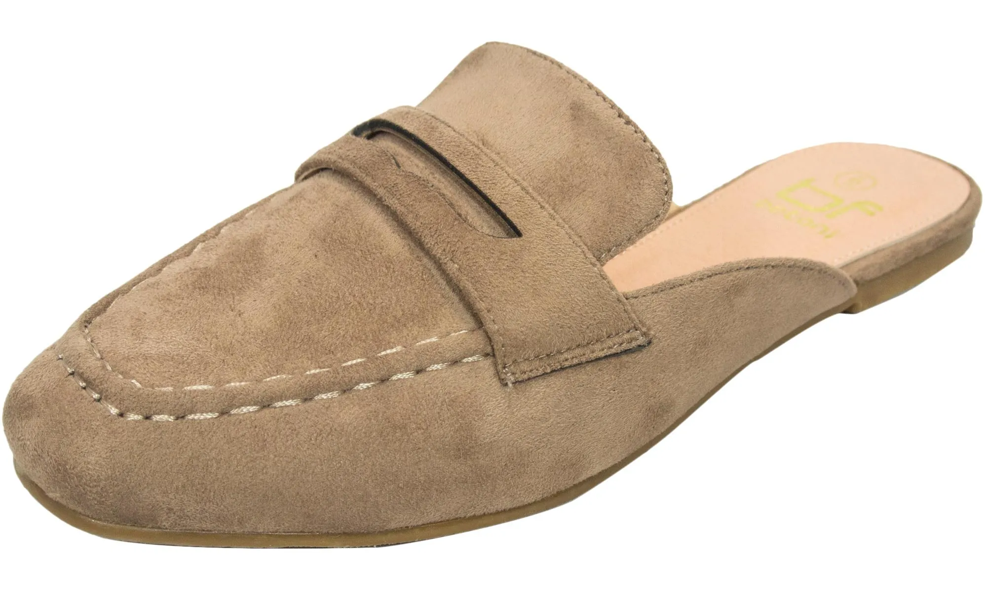 Betani Women's Backless Slip On Mule Loafer Flat