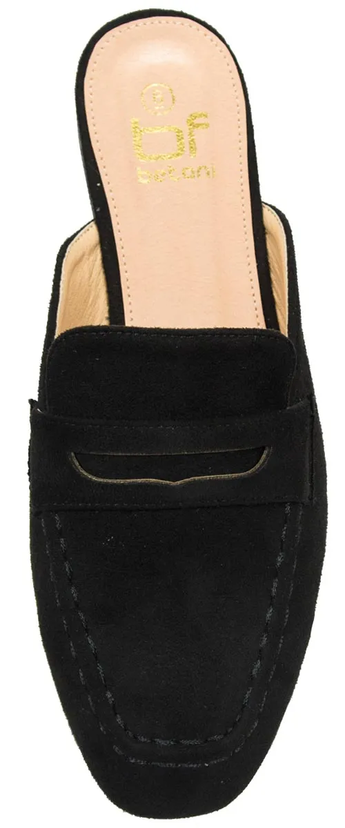 Betani Women's Backless Slip On Mule Loafer Flat