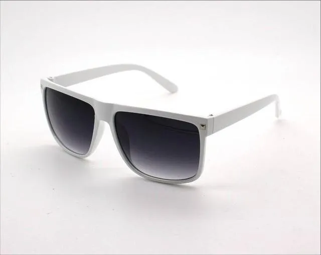 Big Square Frame Flat Top Retro Fashion Sunglasses for Women & Men