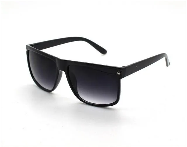 Big Square Frame Flat Top Retro Fashion Sunglasses for Women & Men