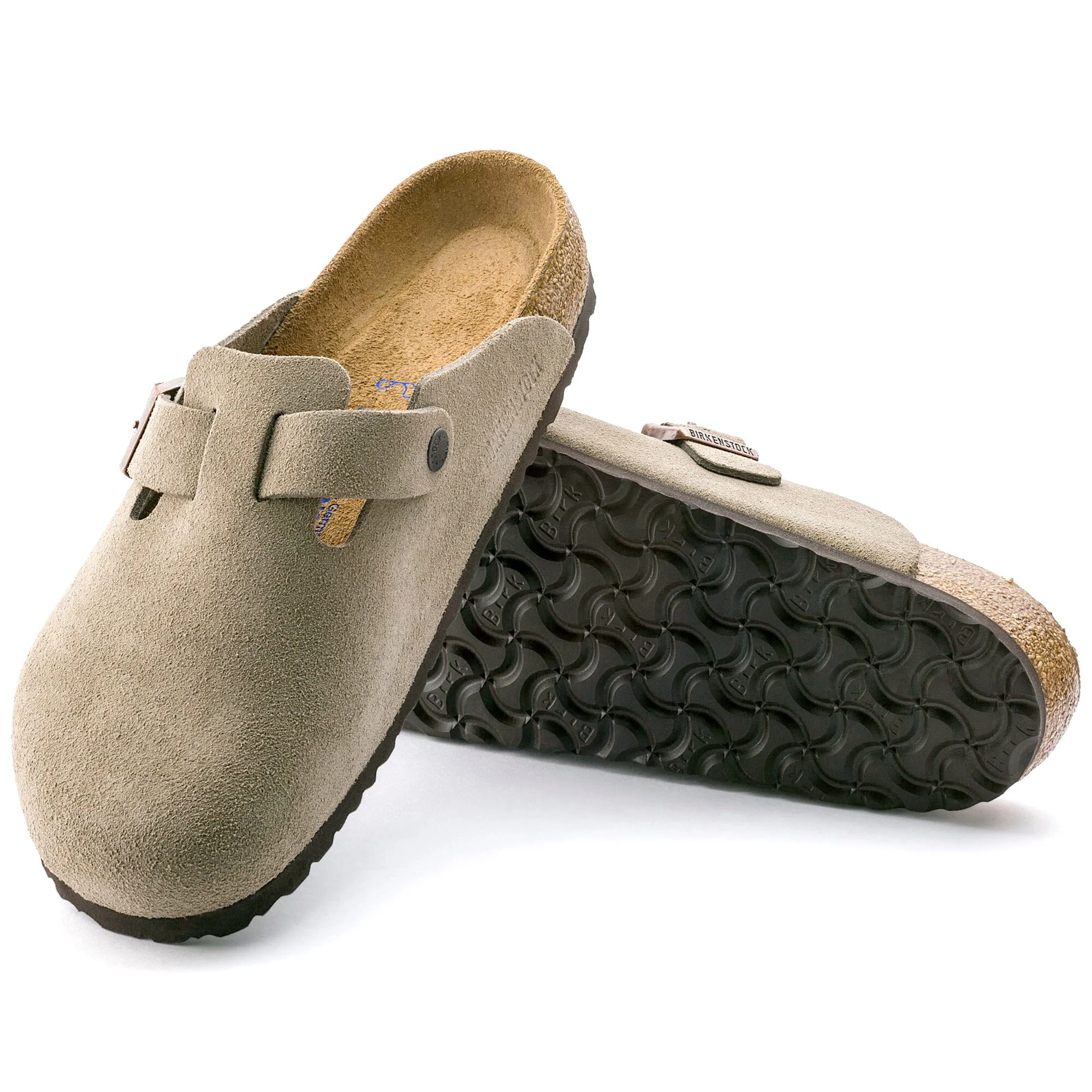 BIRKENSTOCK BOSTON SOFT FOOTBED SUEDE LEATHER