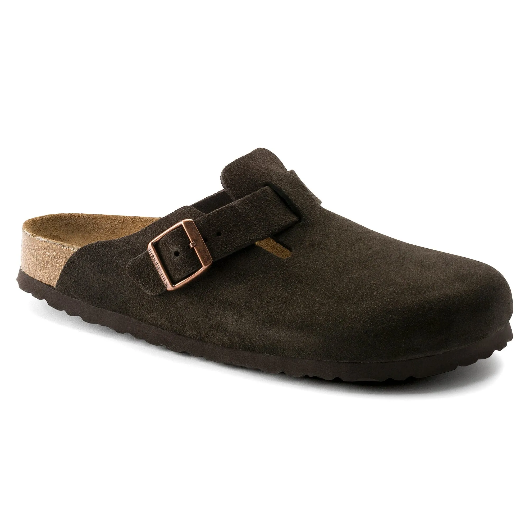 BIRKENSTOCK BOSTON SOFT FOOTBED SUEDE LEATHER