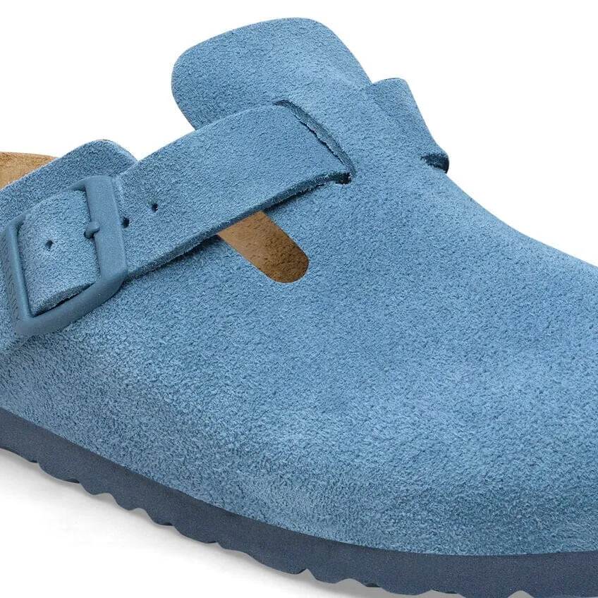 BIRKENSTOCK BOSTON SOFT FOOTBED SUEDE LEATHER