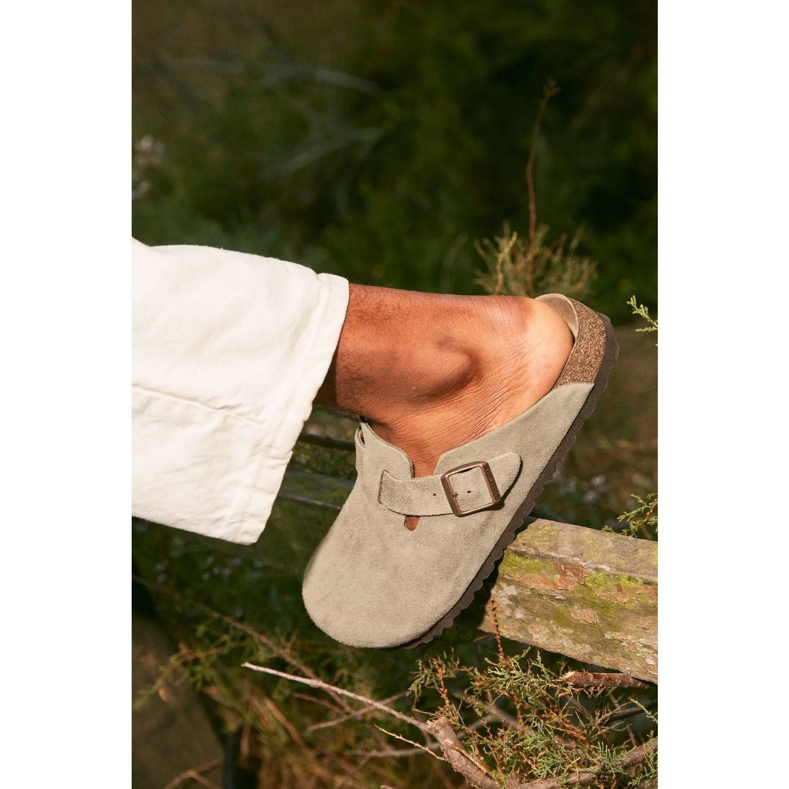 BIRKENSTOCK BOSTON SOFT FOOTBED SUEDE LEATHER