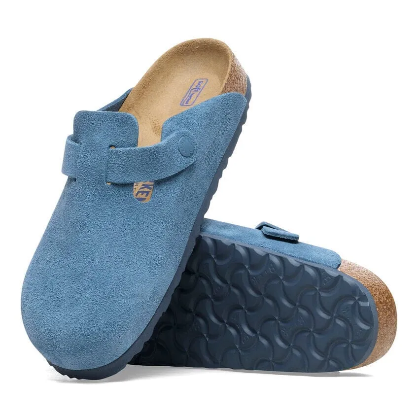 BIRKENSTOCK BOSTON SOFT FOOTBED SUEDE LEATHER