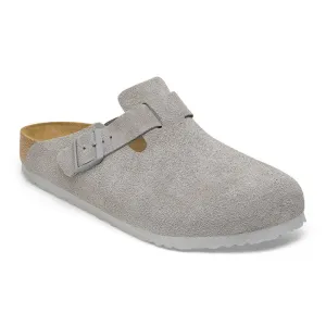 Birkenstock - Boston Suede Leather - Stone Coin