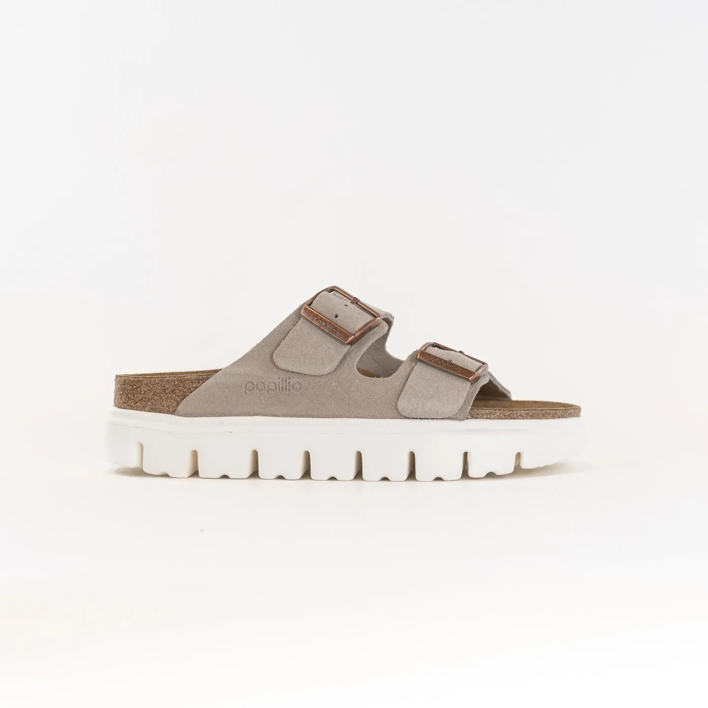 Birkenstock-Papillo Arizona Platform (Women's) - Taupe